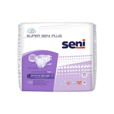 Підгузки для дорослих Seni Super Plus XX Large 160-210 см 10 шт (5900516803636) - фото 1