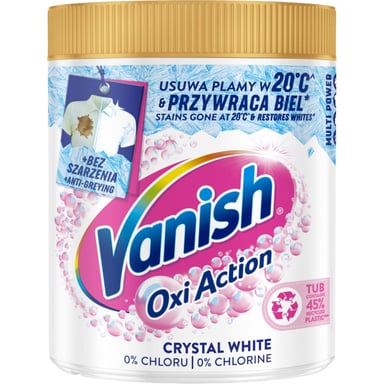 Засіб для видалення плям Vanish Oxi Action Кришталева білизна 970 г (5908252015979) - фото 1