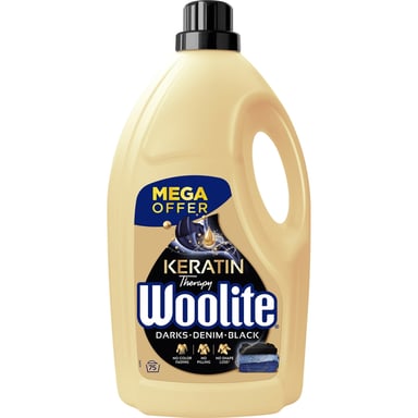 Гель для прання Woolite Для чорних, темних та джинсових тканин З кератином 4.5 л (5900627056945) - фото 1