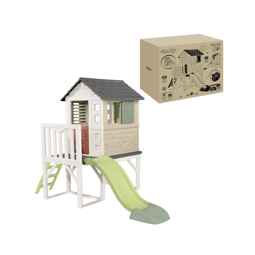 Ігровий будиночок Smoby Life Літній відпочинок на опорах, 243 х 160 х 197 см (7600810802) - фото 1 Ігровий будиночок Smoby Life Літній відпочинок на опорах, 243 х 160 х 197 см (7600810802) - фото 1
