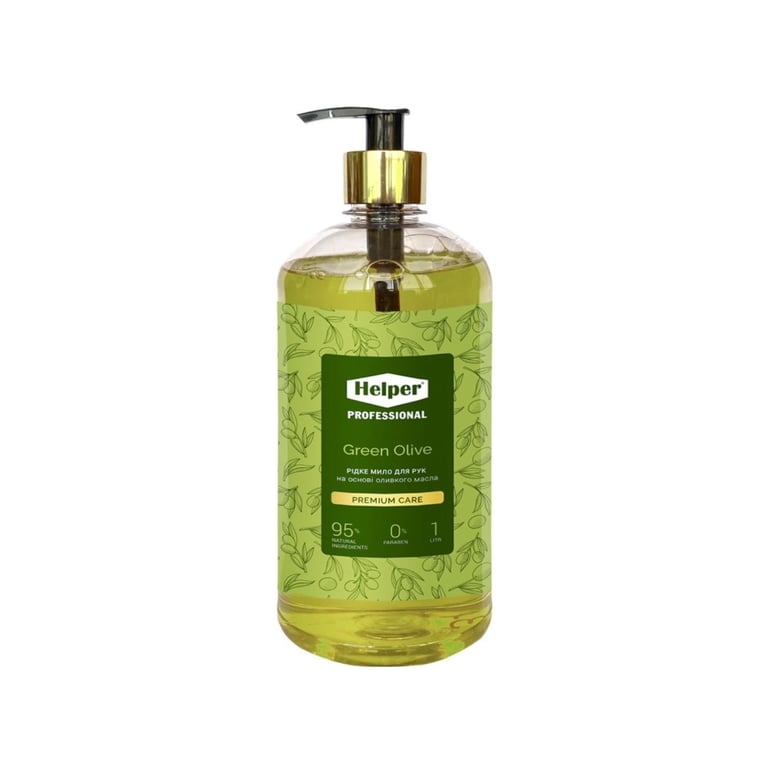 Рідке мило Helper Professional Green Olive 1 л (4820183972965)