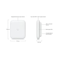 Точка доступу Wi-Fi Ubiquiti UniFi 7 Outdoor (U7-Outdoor) - фото 4