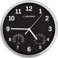 Настінний годинник Esperanza Wall Clock Lyon 25см Black (EHC016K) - фото 1