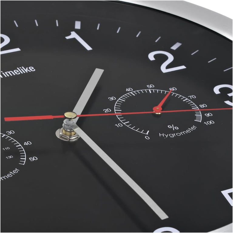 Настінний годинник Esperanza Wall Clock Washington 30 см Black (EHC008K) - фото 4
