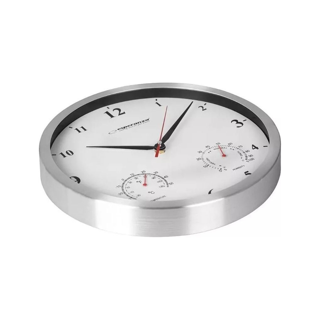 Настінний годинник Esperanza Wall Clock Washington 30 см White (EHC008W) - фото 3 Настінний годинник Esperanza Wall Clock Washington 30 см White (EHC008W) - фото 3