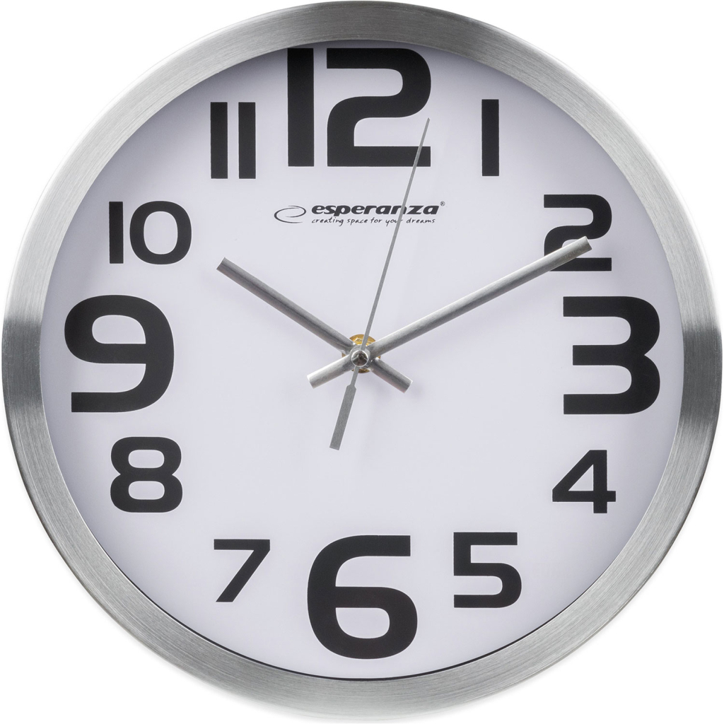 Настінний годинник Esperanza Wall Clock Zurich 25 см White (EHC013W)