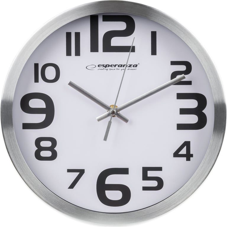 Настінний годинник Esperanza Wall Clock Zurich 25 см White (EHC013W) - фото 1