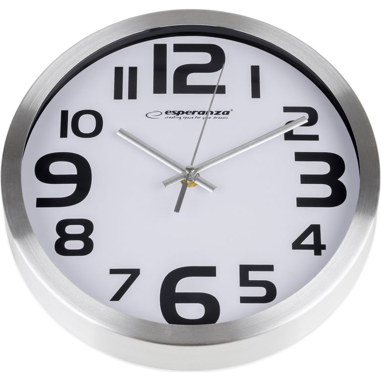 Настінний годинник Esperanza Wall Clock Zurich 25 см White (EHC013W) - фото 2