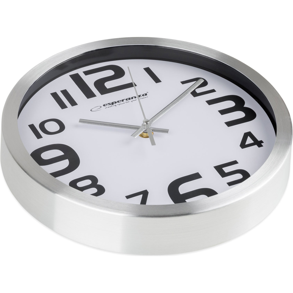 Настінний годинник Esperanza Wall Clock Zurich 25 см White (EHC013W) - фото 3 Настінний годинник Esperanza Wall Clock Zurich 25 см White (EHC013W) - фото 3