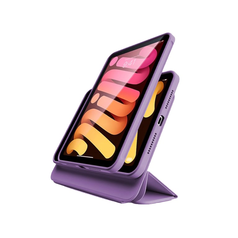 Чохол до планшета BeCover Ultra Slim Origami Flex Apple iPad Mini 6 2021 Purple (712968) - фото 3
