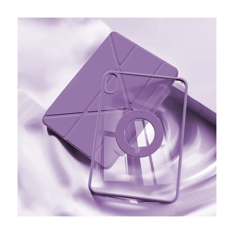 Чохол до планшета BeCover Ultra Slim Origami Flex Apple iPad Mini 6 2021 Purple (712968) - фото 4
