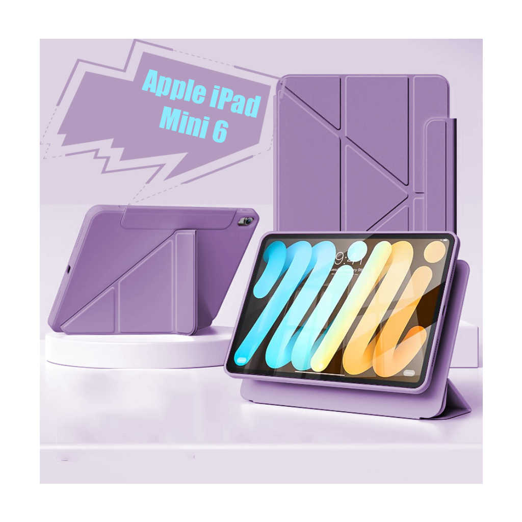 Чохол до планшета BeCover Ultra Slim Origami Flex Apple iPad Mini 6 2021 Purple (712968) - фото 5 Чохол до планшета BeCover Ultra Slim Origami Flex Apple iPad Mini 6 2021 Purple (712968) - фото 5