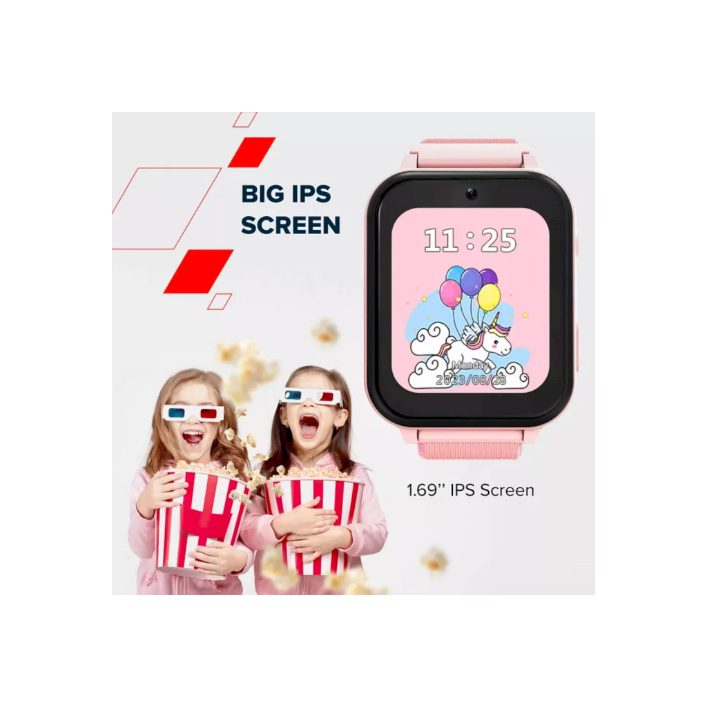 Смарт-годинник Canyon Alfie KW-37 MP3 Study&Game Pink (CNE-KW37PP) - фото 7 Смарт-годинник Canyon Alfie KW-37 MP3 Study&Game Pink (CNE-KW37PP) - фото 7