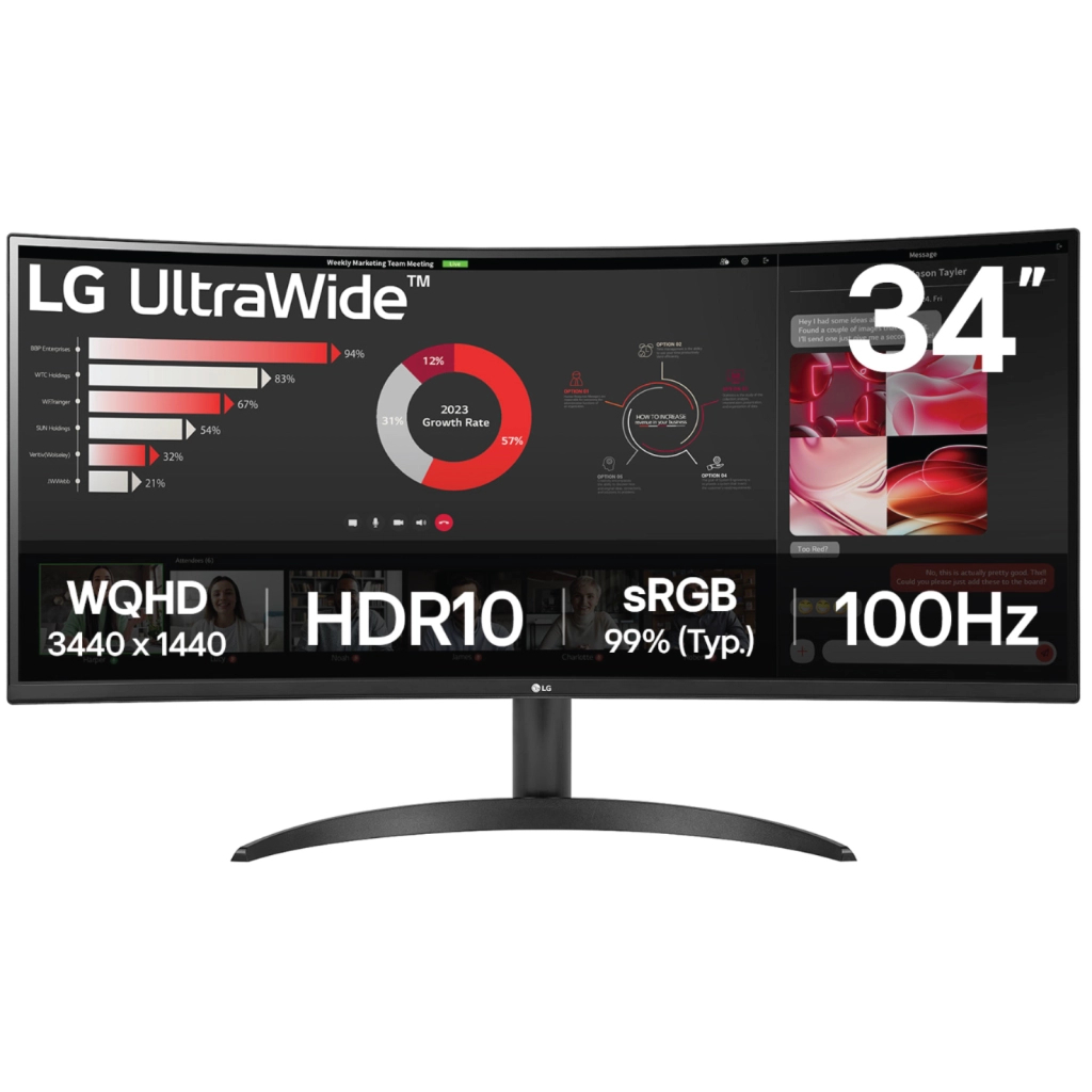 Монітор LG 34WR50QK-B Монітор LG 34WR50QK-B