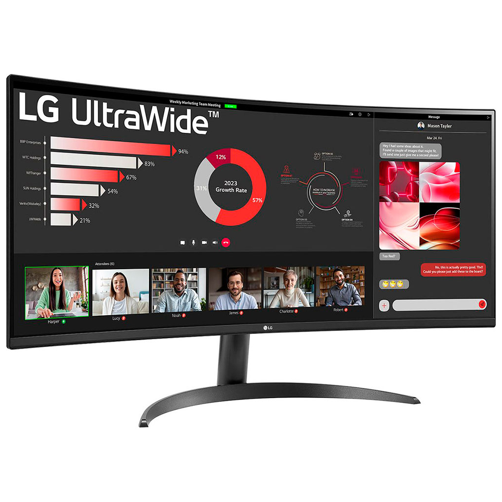 Монітор LG 34WR50QK-B - фото 2 Монітор LG 34WR50QK-B - фото 2
