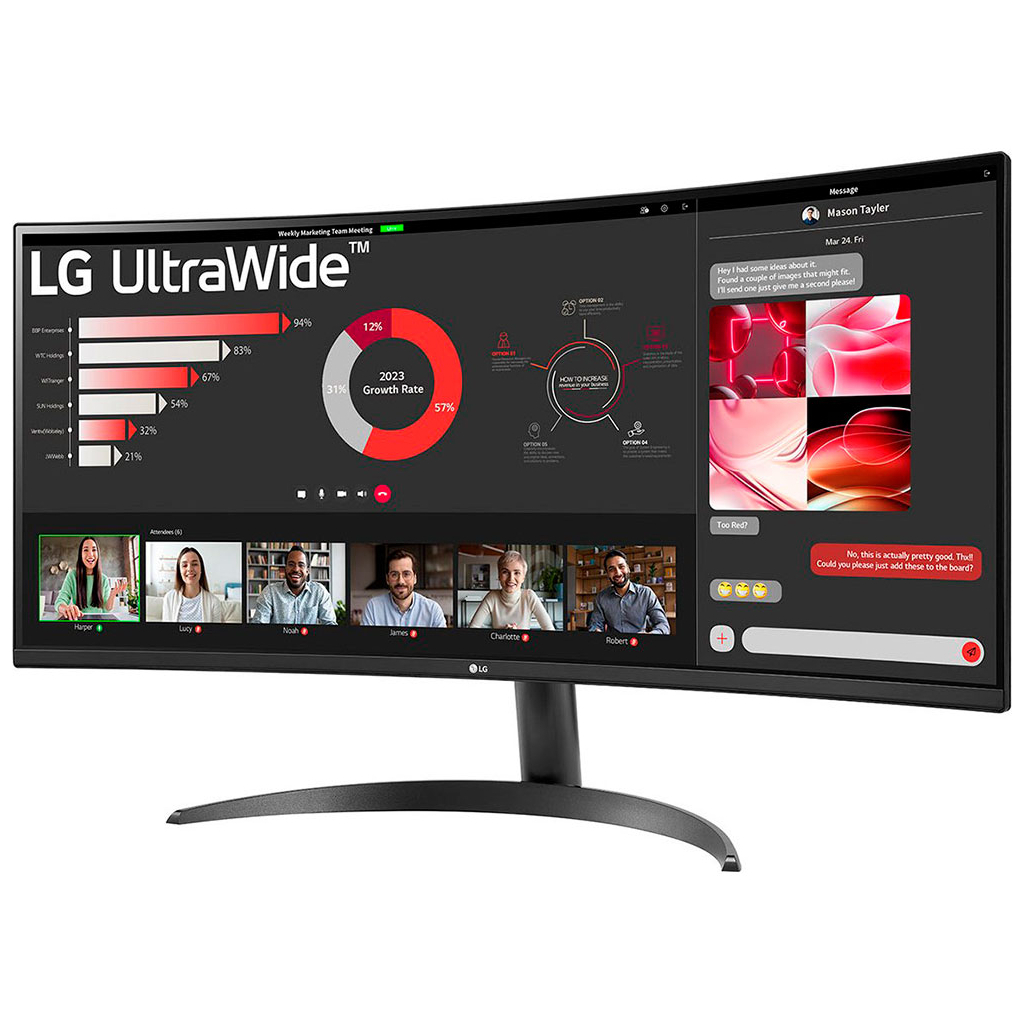 Монітор LG 34WR50QK-B - фото 3 Монітор LG 34WR50QK-B - фото 3