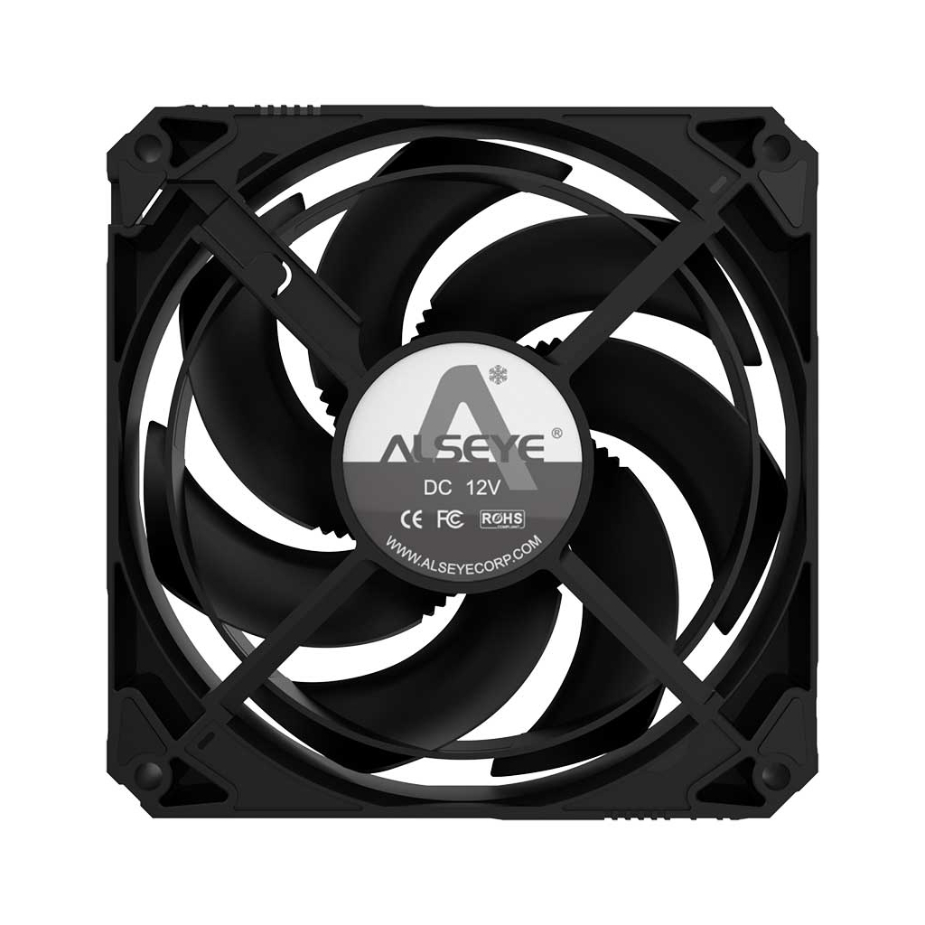 Кулер до корпусу Alseye W12P-B (AS.04.07.0045) - фото 5 Кулер до корпусу Alseye W12P-B (AS.04.07.0045) - фото 5