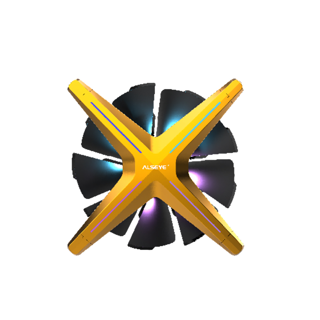 Кулер до корпусу Alseye X12 (Yellow Push) (AS.04.03.0028) Кулер до корпусу Alseye X12 (Yellow Push) (AS.04.03.0028)