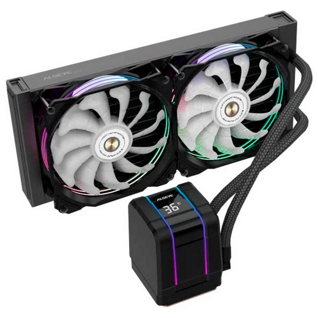 Система рідинного охолодження Alseye Q240 Plus(Black) (AS.02.11.0015) Система рідинного охолодження Alseye Q240 Plus(Black) (AS.02.11.0015)