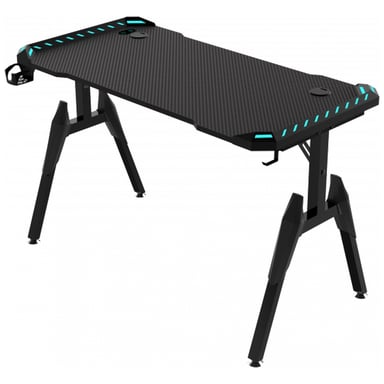 Комп'ютерний стіл GT Racer T-1444 (140x60x73) Black - фото 1