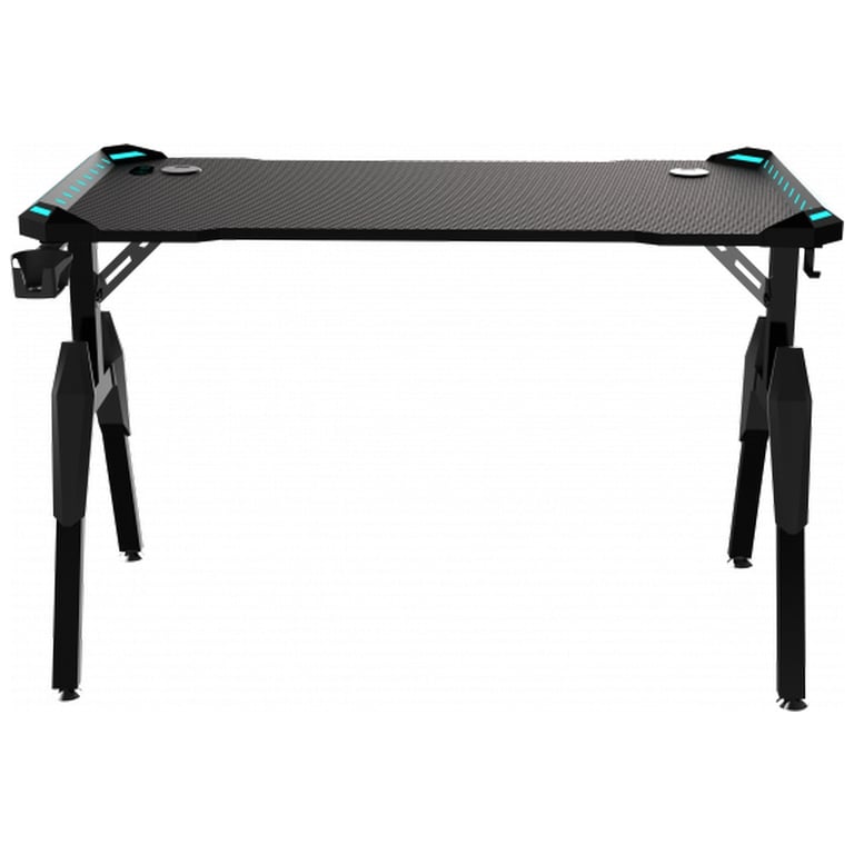 Комп'ютерний стіл GT Racer T-1444 (140x60x73) Black - фото 3