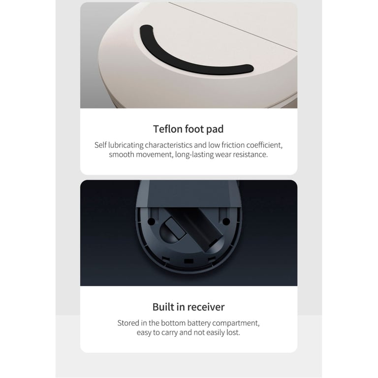 Мишка Xiaomi Dual-mode Wireless Mouse 2 White (BHR8849GL) (1122317) - фото 5