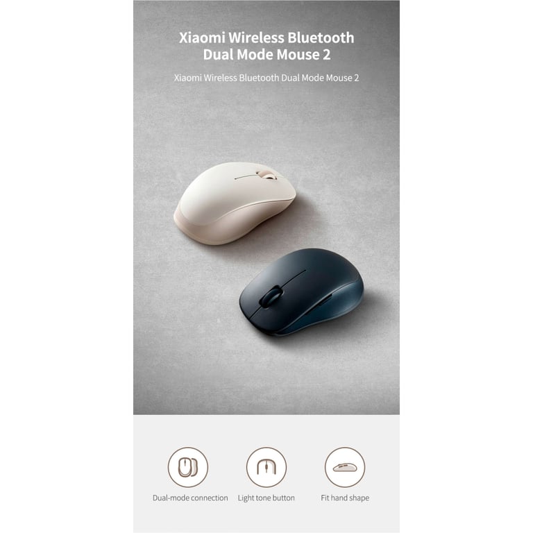 Мишка Xiaomi Dual-mode Wireless Mouse 2 White (BHR8849GL) (1122317) - фото 6