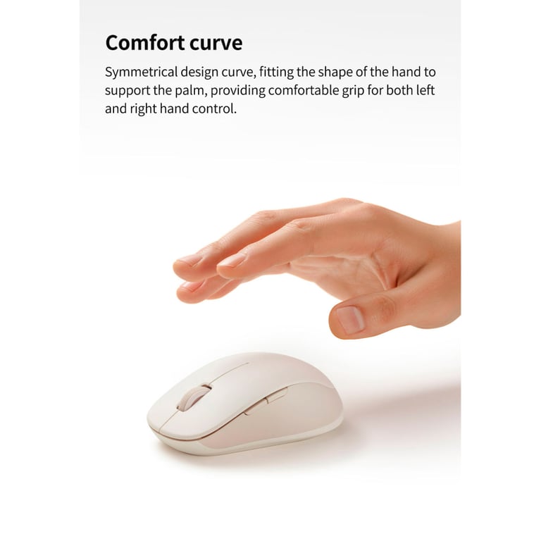 Мишка Xiaomi Dual-mode Wireless Mouse 2 White (BHR8849GL) (1122317) - фото 7