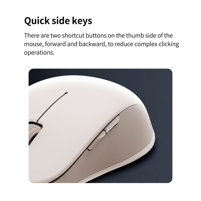 Мишка Xiaomi Dual-mode Wireless Mouse 2 White (BHR8849GL) (1122317) - фото 8