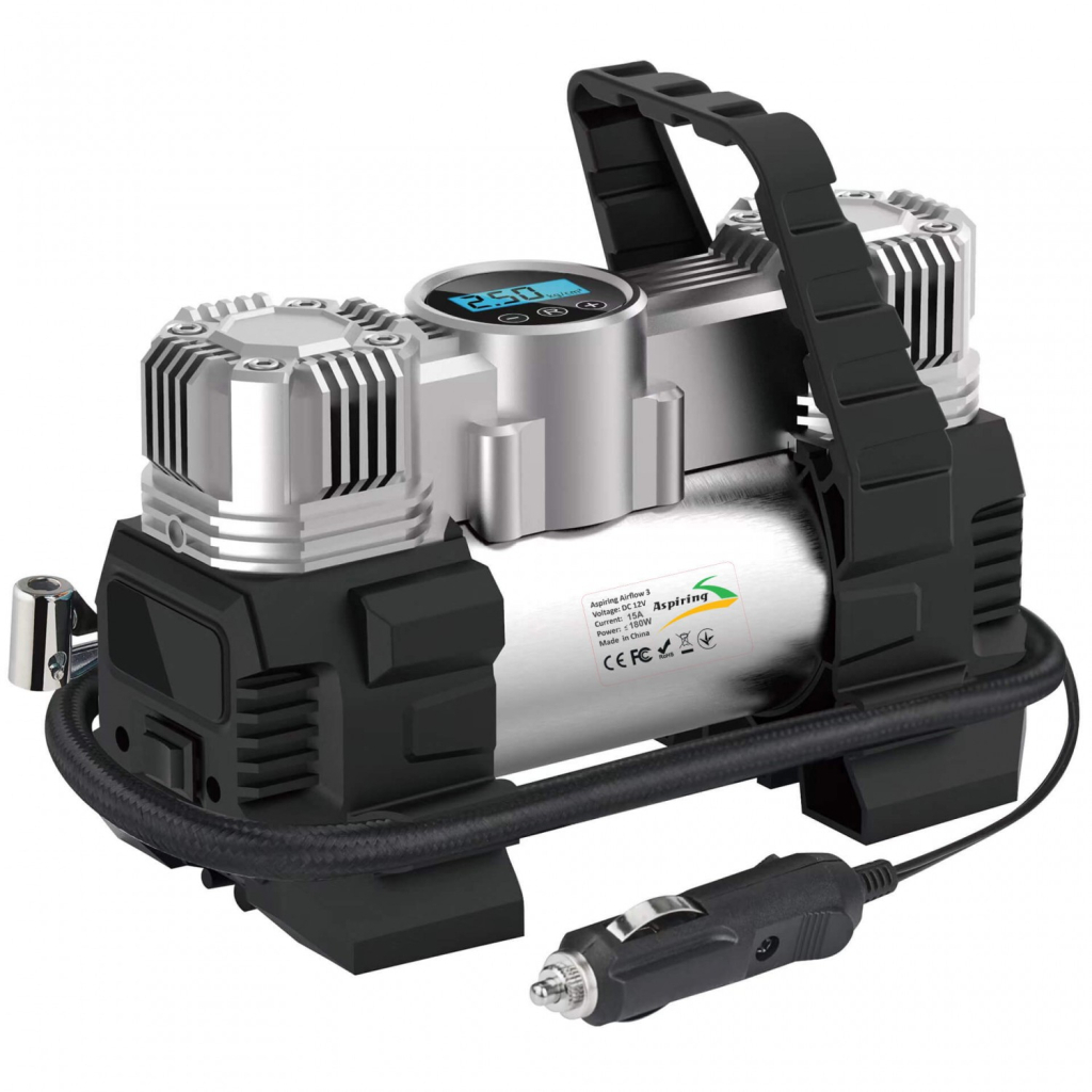 Автомобільний компресор Aspiring Airflow 3 metal 85L 180W