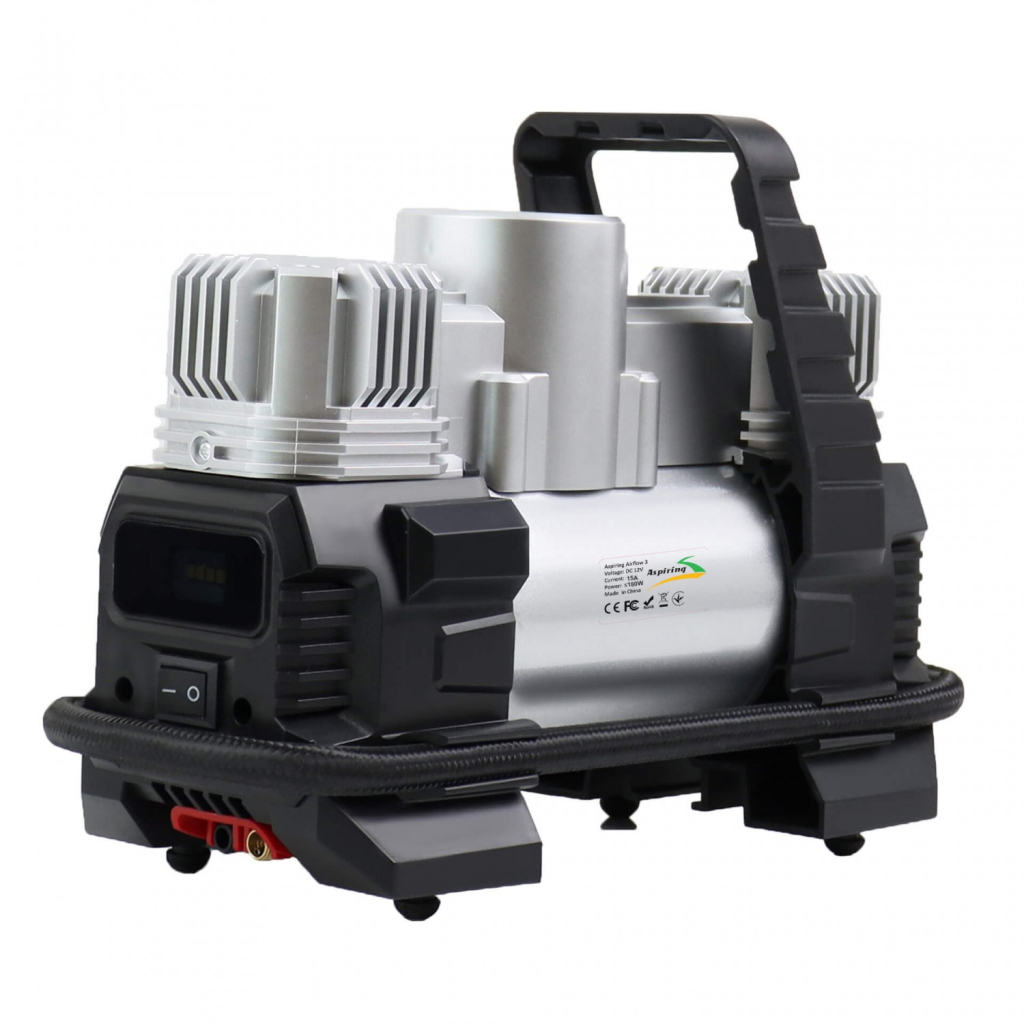 Автомобільний компресор Aspiring Airflow 3 metal 85L 180W - фото 2 Автомобільний компресор Aspiring Airflow 3 metal 85L 180W - фото 2