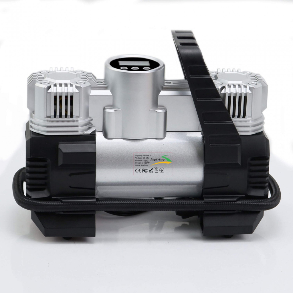 Автомобільний компресор Aspiring Airflow 3 metal 85L 180W - фото 4 Автомобільний компресор Aspiring Airflow 3 metal 85L 180W - фото 4