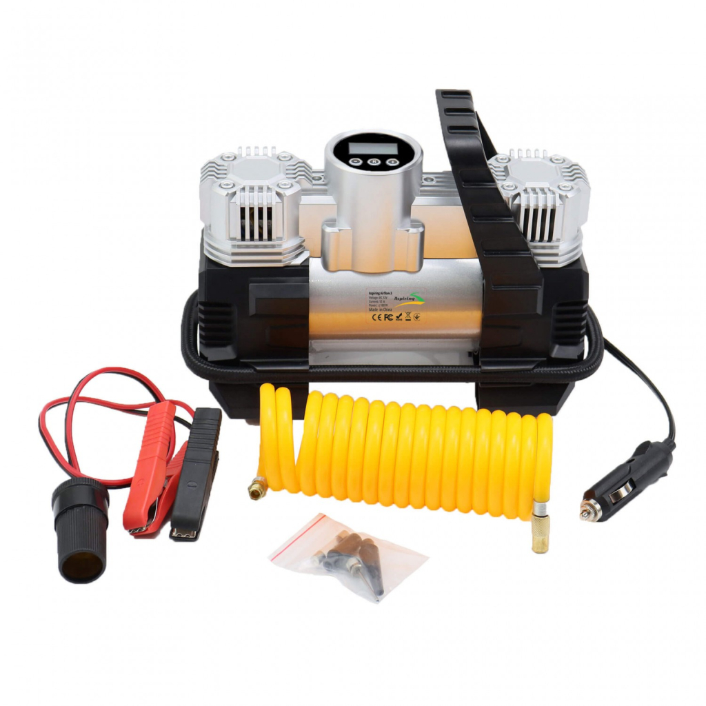 Автомобільний компресор Aspiring Airflow 3 metal 85L 180W - фото 6 Автомобільний компресор Aspiring Airflow 3 metal 85L 180W - фото 6