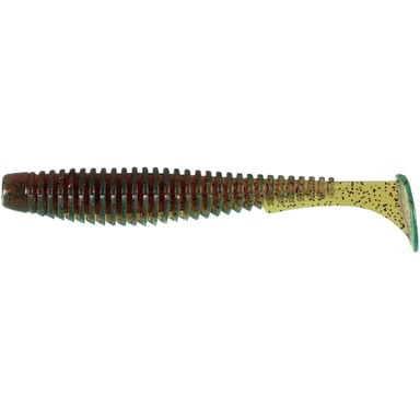 Силікон рибальський FishUP U-Shad 2.5" 019 - Motor Oil/Red (9шт/уп) (1864.13.94) - фото 1