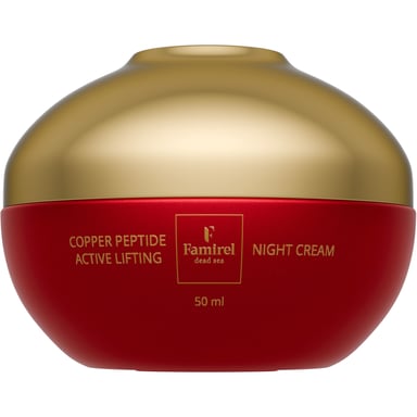 Крем для обличчя Famirel Copper Peptide Night Cream Нічний Ліфтинг-актив з пептидами міді 50 мл (7290114085274) - фото 1