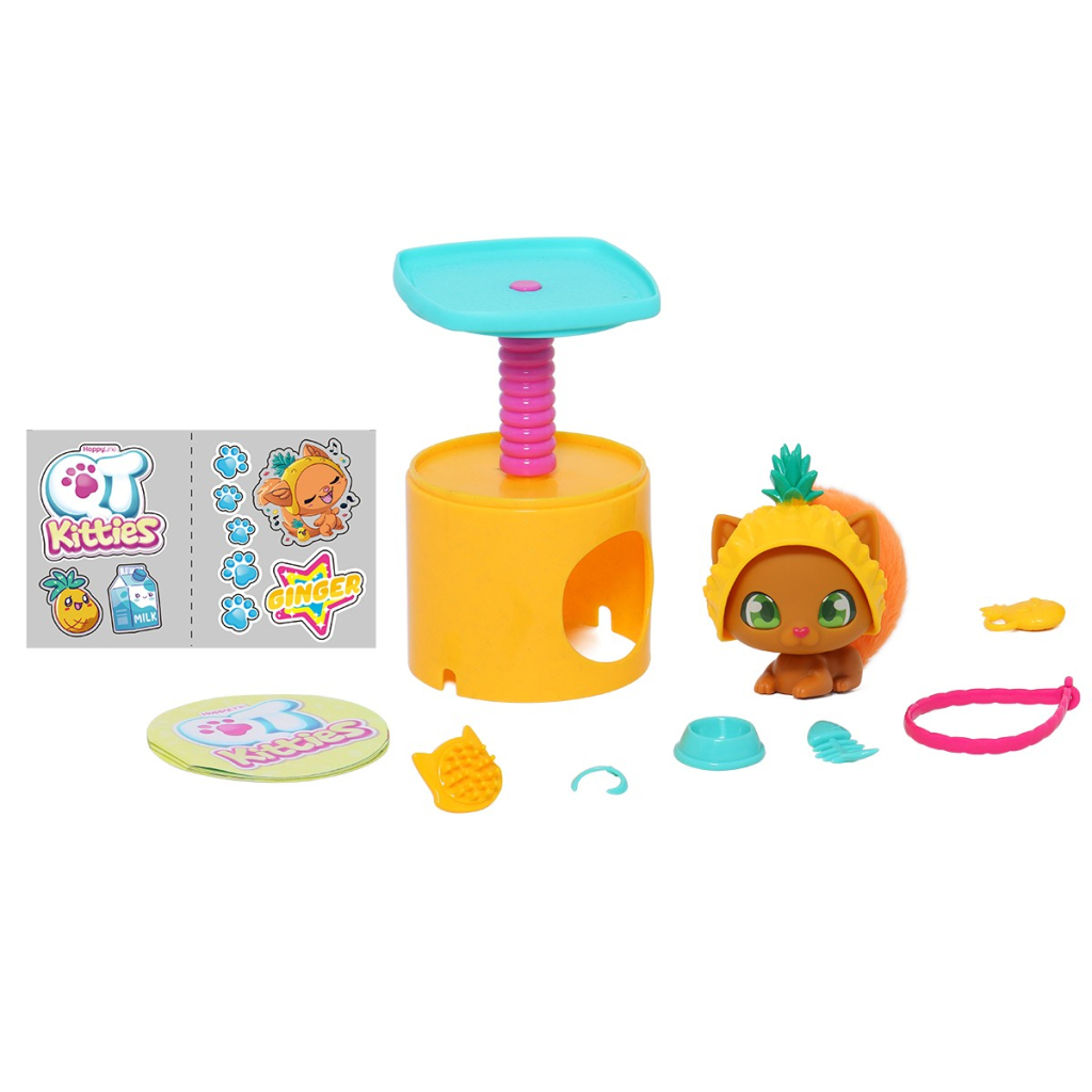 Ігровий набір QT Kitties Кошеня Джинджер (450001-5) - фото 3 Ігровий набір QT Kitties Кошеня Джинджер (450001-5) - фото 3