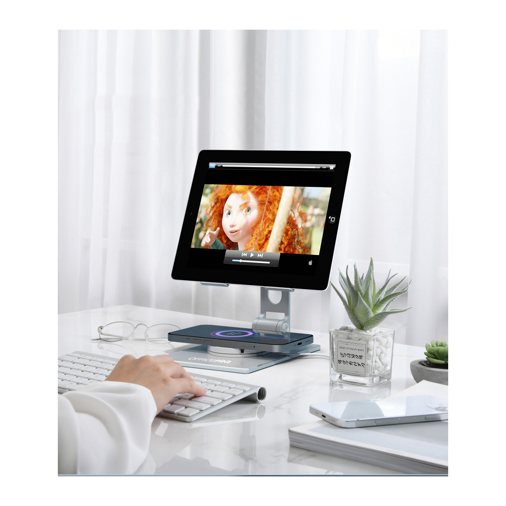 Підставка до планшета OfficePro LS630S and smartphone Silver (LS630S) - фото 10 Підставка до планшета OfficePro LS630S and smartphone Silver (LS630S) - фото 10