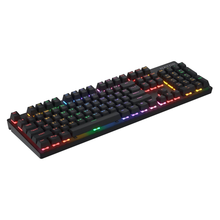 Клавіатура Hator Icefall Mecha Rainbow USB Black (HTK104UA) - фото 3