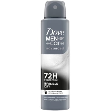 Антиперспірант Dove Men+Care Невидима сухість 72 години 150 мл (8720181284359) - фото 1
