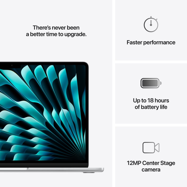 Ноутбук Apple MacBook Air 13 M4 A3240 Silver (MW0W3UA/A) - фото 8