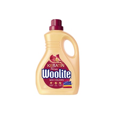 Гель для прання Woolite Для кольорових тканин З кератином 1.8 л (5900627090444) - фото 1