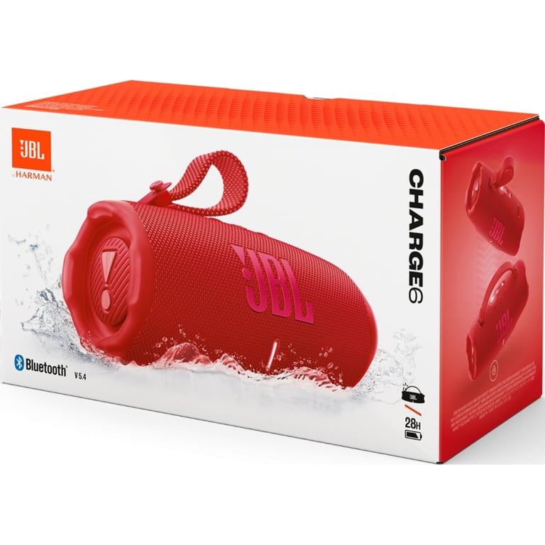 Акустична система JBL Charge 6 Red (JBLCHARGE6RED) - фото 11
