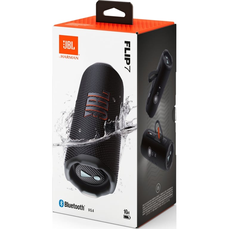 Акустична система JBL Flip 7 Black (JBLFLIP7BLK) - фото 4