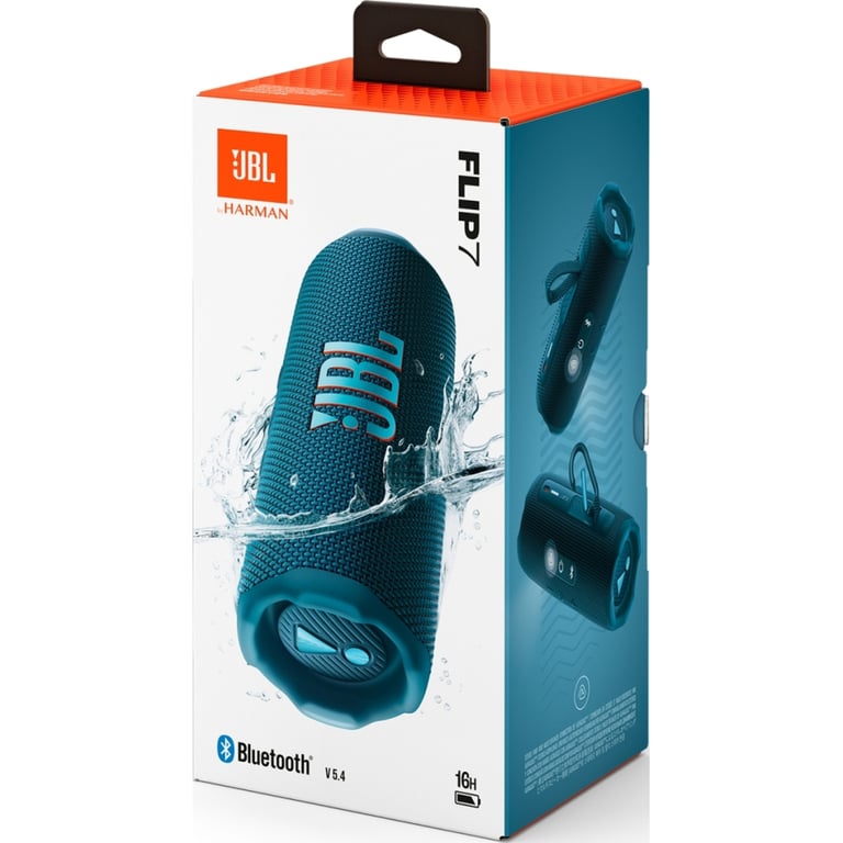 Акустична система JBL Flip 7 Blue (JBLFLIP7BLU) - фото 4