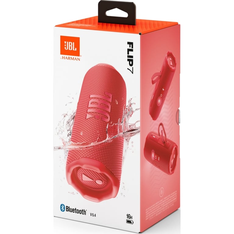 Акустична система JBL Flip 7 Red (JBLFLIP7RED) - фото 4
