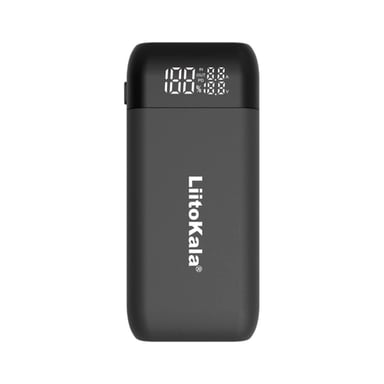 Зарядний пристрій для акумуляторів Liitokala 2 Slots, w func. Powerbank/PD/QC, USB/Type-C, LED disp, 18650/21700 (Lii-MP2) - фото 1