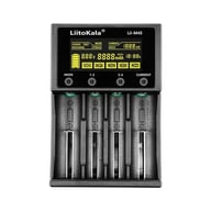 Зарядний пристрій для акумуляторів Liitokala 4 Slots, Type-C, LED disp, Li-ion 3.7V/1.2V, AA/AAA, 18650/26650/16340/14500/10440/18500 (Lii-M4S) - фото 1