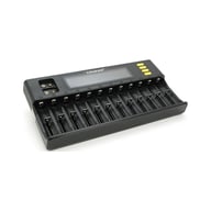 Зарядний пристрій для акумуляторів Liitokala 12 Slots+2, Ni-Mh/Li-ion/LiFePo4/Крона, LED+LCD (Lii-S12) - фото 2