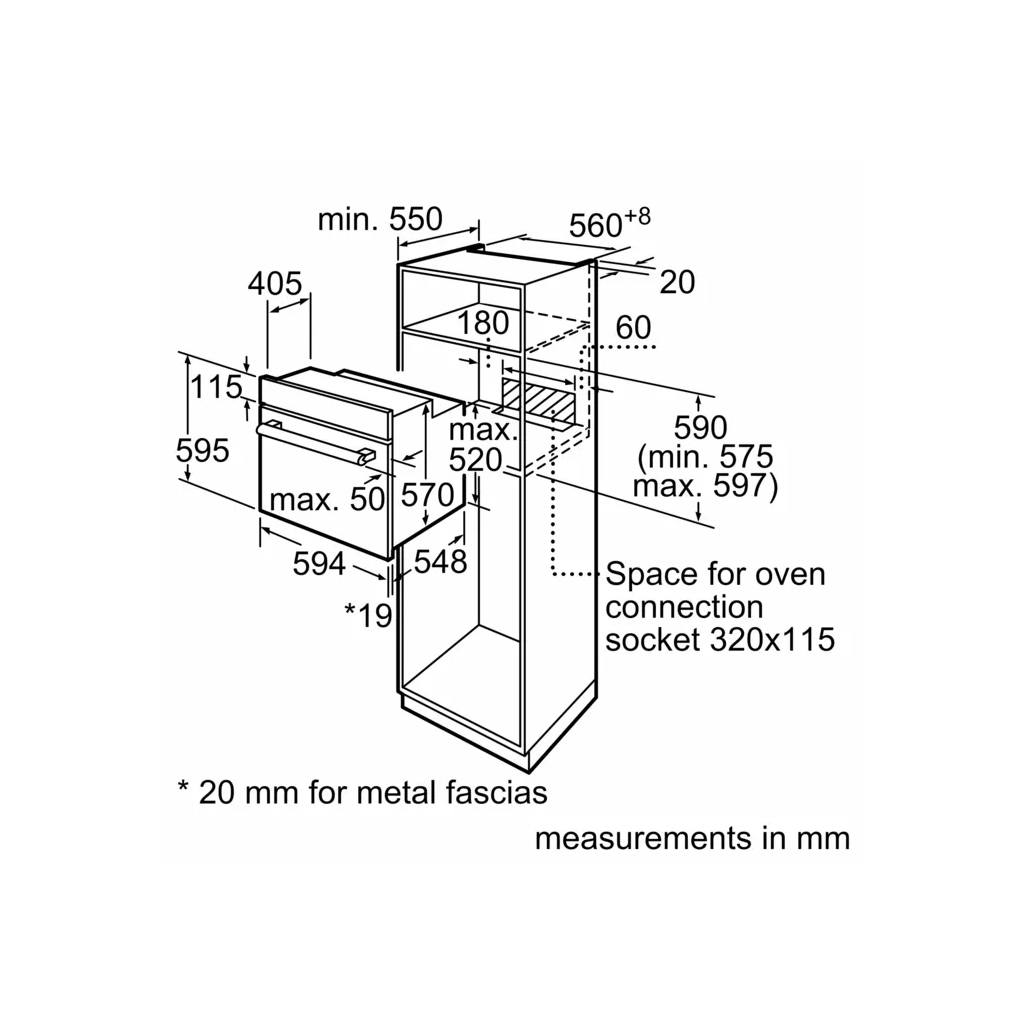 Духова шафа Bosch HBF 512 BB1T (HBF512BB1T) - фото 7 Духова шафа Bosch HBF 512 BB1T (HBF512BB1T) - фото 7
