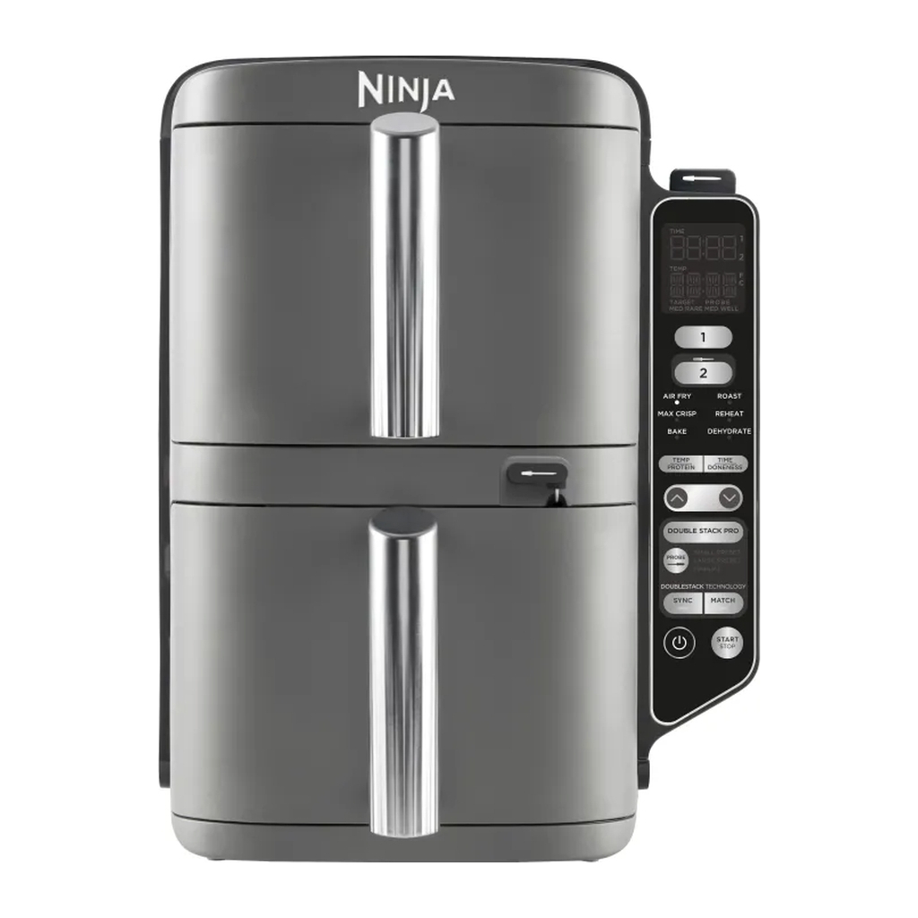 Мультипіч Ninja Double Stack XL 2-Level Hot Air Fryer 9,5 л with Smart Cook System (SL451EU) Мультипіч Ninja Double Stack XL 2-Level Hot Air Fryer 9,5 л with Smart Cook System (SL451EU)